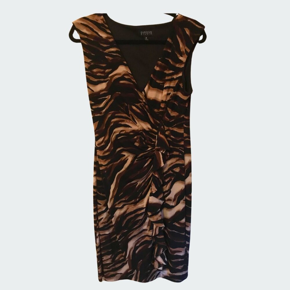 Enfocus Studio Black and Brown Dress Size 8
